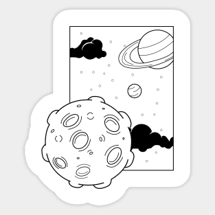 Copy of Galaxy - Coloring Tee Sticker